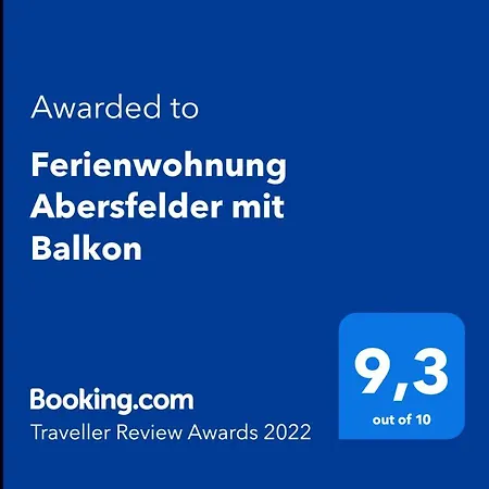 Abersfelder Mit Balkon Apartment Wildflecken